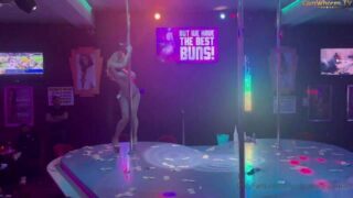 New Nicolette Shea Live Striptease in Club For Her OnlyFans